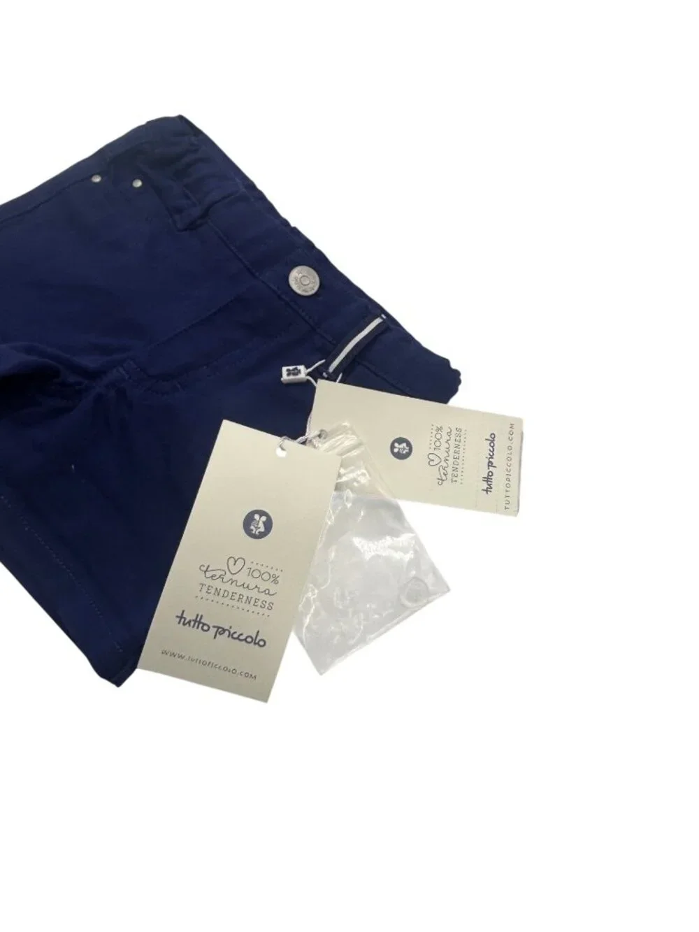 Tutto Piccolo Baby Boys Navy Blue Cotton Shorts Sz. 3 Months